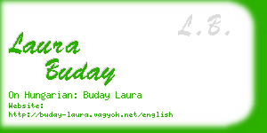 laura buday business card